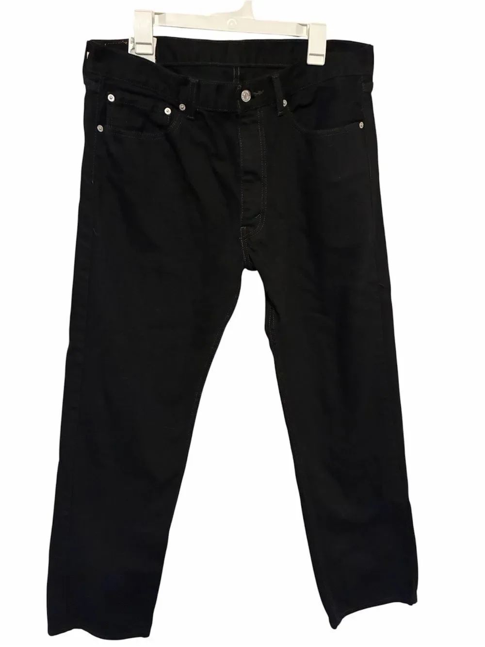 Vintage Y2K Levi’s 505 Men’s Black Jeans – 36x32 – 100% Cotton – Made in Mexico